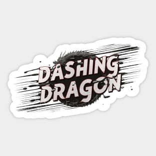 Dashing Dragon - DoorDasher Sticker